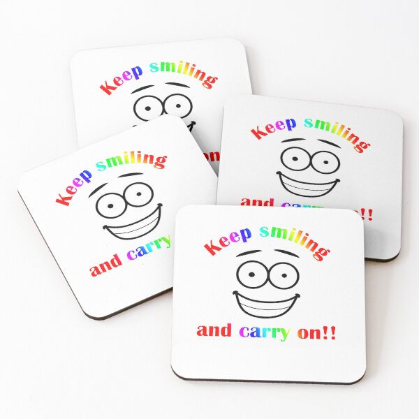 Item preview, Keep smiling and carry on designed and sold by LinkyLankStank.