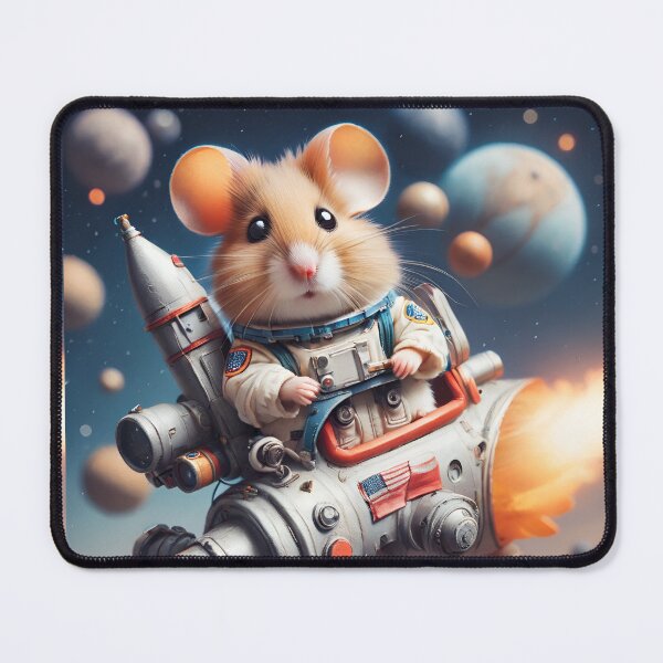 Item preview, Astronaut Hamster on the space designed and sold by BotunPeony.