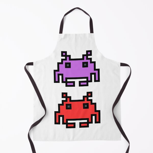 Item preview, SPACE INVASION TWO PURPLE AND RED UFOs designed and sold by infinitearte.