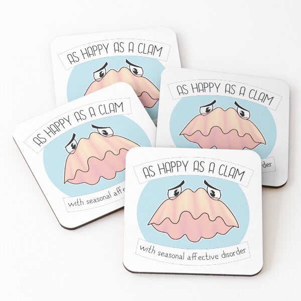 Item preview, Happy as a Clam designed and sold by llamasonthellam.