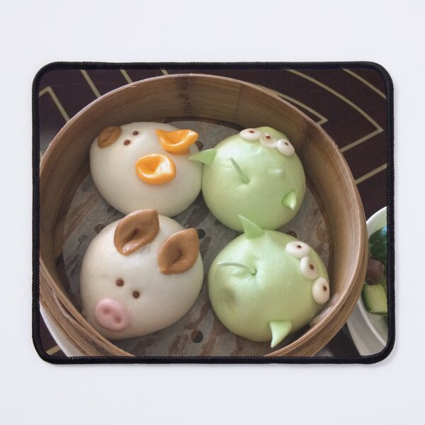 Item preview, Green Alien Steamed Bun  designed and sold by errudd.