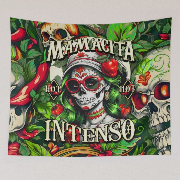 Item preview, Mamacita Intenso: Hot Mom Habanero Kisses and Fiery Embraces The Heat ! [Full - Green] designed and sold by SuriyaArts.