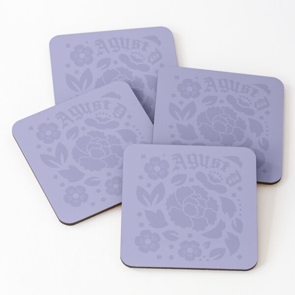 Item preview, Agust D Lotus Charm Pattern Purple designed and sold by loonylunaART.