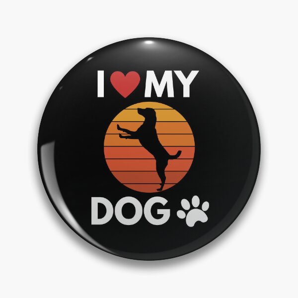 Item preview, I Love My Dog designed and sold by AImonk.