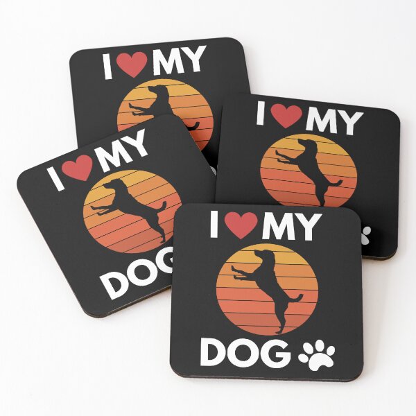 Item preview, I Love My Dog designed and sold by AImonk.