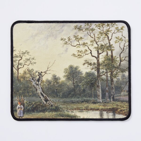 Item preview, Landschap met twee sprokkelaarsters by Georgius Jacobus Johannes van Os designed and sold by Suzana Djordjevic.