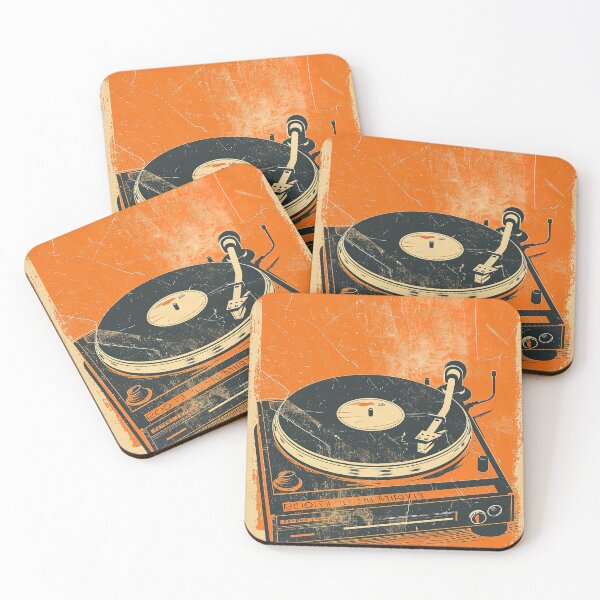 Item preview, Color Splashed Turntable Makes Joyful Noise designed and sold by Retro Type.
