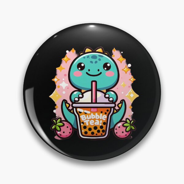 Item preview, Bubble Tea, Cute Dino designed and sold by quinnteestore.
