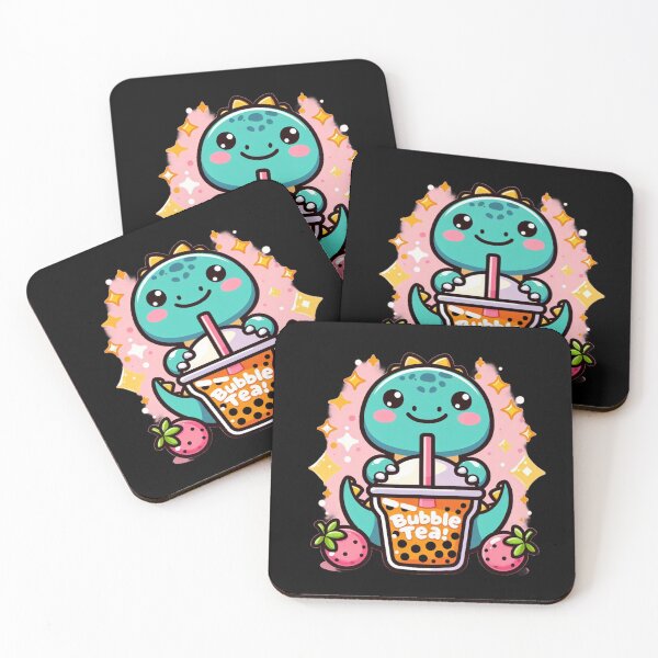 Item preview, Bubble Tea, Cute Dino designed and sold by quinnteestore.