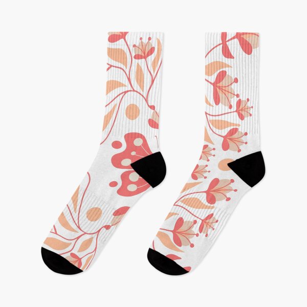 Item preview, Peach Fuzz Flowers and Butterfly designed and sold by dreamprint.