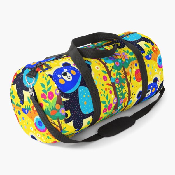 Item preview, Playful bear dancing in forest designed and sold by Trendsecne.
