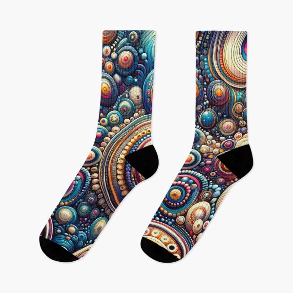 Item preview, Kaleidoscopic Visions: Cosmic Circles in Symmetrical Array designed and sold by ArtComixHaven.