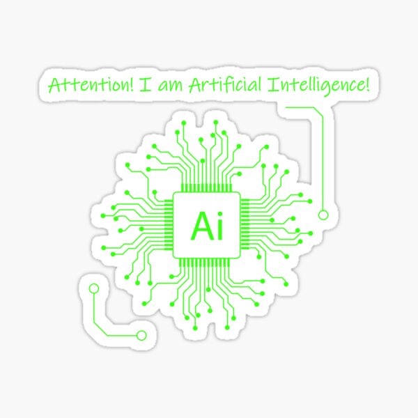 Item preview, Artificial Intelligence designed and sold by CatCoconut-Art.