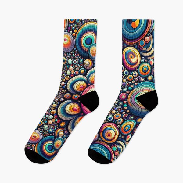 Item preview, Kaleidoscopic Vision: Cosmic Swirls in Vivid Abstract Array designed and sold by ArtComixHaven.