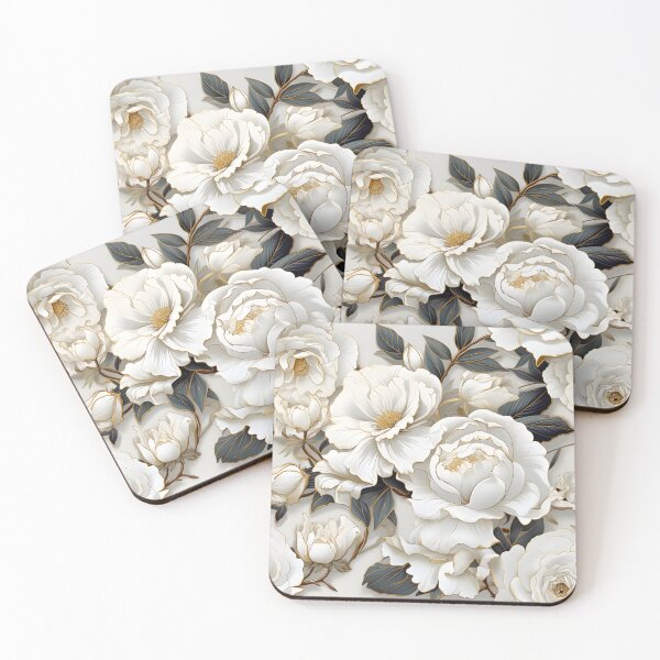 Item preview, White Rose Modern style  designed and sold by MuteluArtwork.