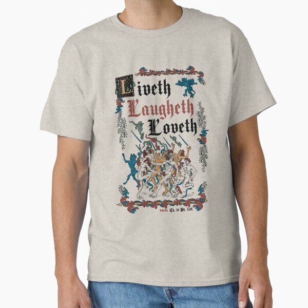 Artikel-Vorschau von Live Laugh Love Medieval Style – lustige englische Retro-Vintage-Geschichte, designt und verkauft von Nemons.