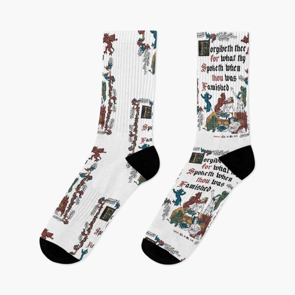 Item preview, Forgive Me I'm Hungry Medieval Style - funny retro vintage English history designed and sold by Nemons.