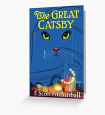 The Great Catsby Greeting Card