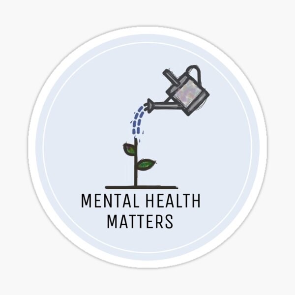 Psychische Gesundheit ist wichtig Sticker