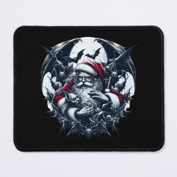 Item preview, Dark Santa Embracing Vampiric Elegance with Bats - Gothic Holiday Shirt Design Inspired by James Jean designed and sold by zax454.