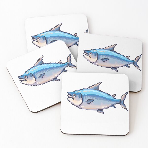Artikelvorschau, Blauflossenthunfisch - Pixelkunst entworfen und verkauft von octoboobs.