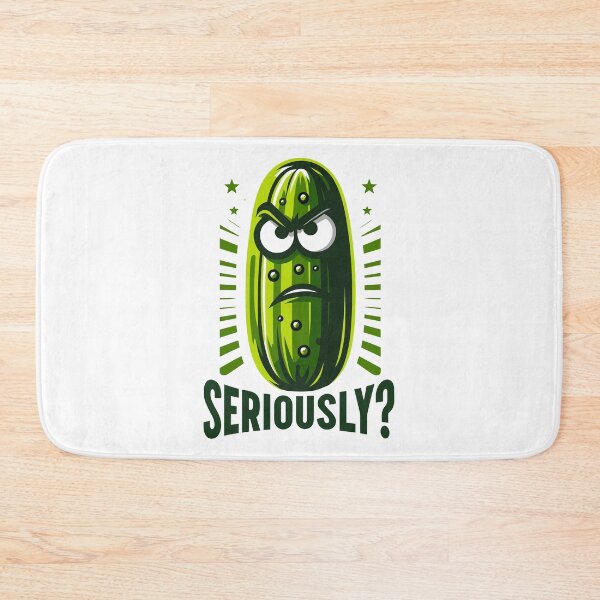 Item preview, Skeptical Pickle Seriously Retro designed and sold by CosyTeal.