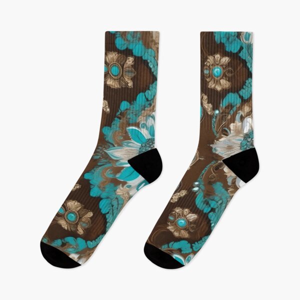 Item preview, Turquoise & Brown Baroque designed and sold by DesignsByPrnces.