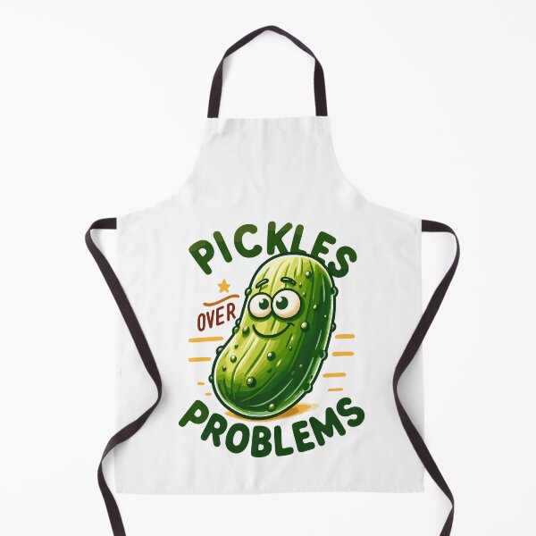 Item preview, Smiling Pickles Over Problems Groovy Retro designed and sold by CosyTeal.
