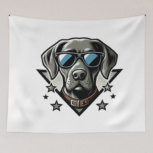 Item preview, Cool Dogzz: a cool Weimaraner with sunglasses designed and sold by CreativeSparkzz.