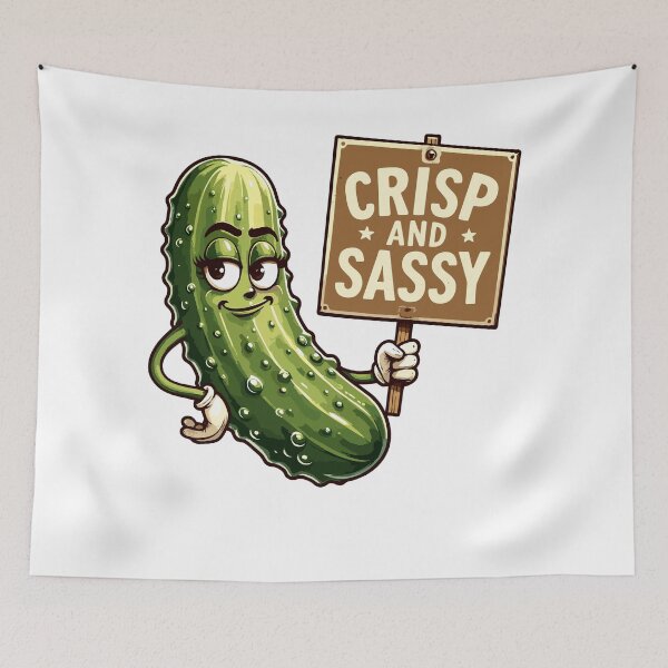 Item preview, Sweet Pickle Crisp And Sassy Groovy designed and sold by CosyTeal.