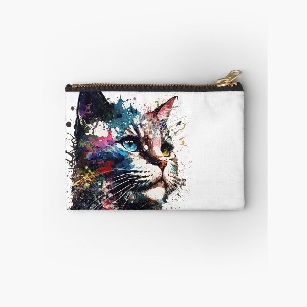 Item preview, Cat I in splashed paint effect designed and sold by Jerhus.