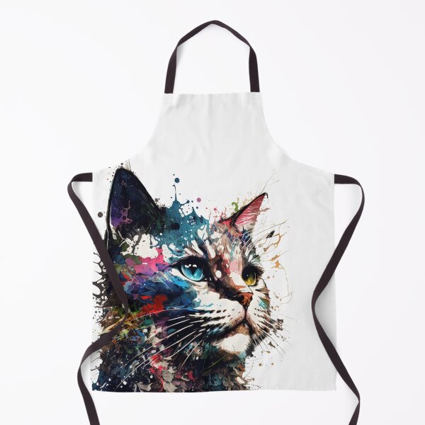 Item preview, Cat I in splashed paint effect designed and sold by Jerhus.