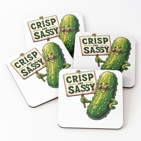 Item preview, Sweet Pickle Crisp And Sassy Retro designed and sold by CosyTeal.