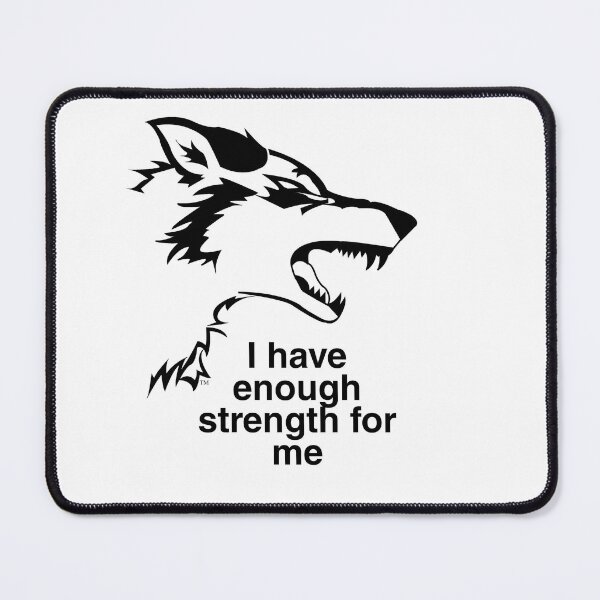 Item preview, A wolf expresses strength of character designed and sold by Shadyshoo.
