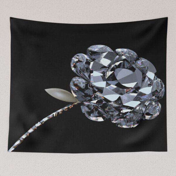 Item preview, Gems of Love The Rose in Brilliant Diamonds designed and sold by jackbermess.