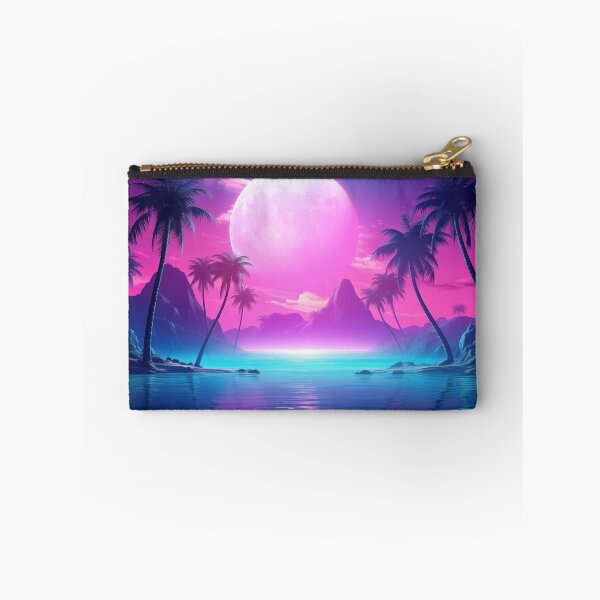 Item preview, Luminous Tropics: Sunset Synth Serenity designed and sold by Mullet Monkey.
