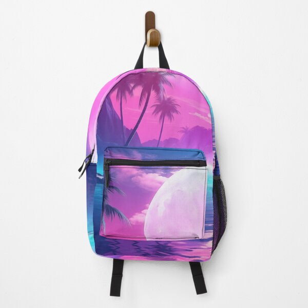 Item preview, Luminous Tropics: Sunset Synth Serenity designed and sold by Mullet Monkey.