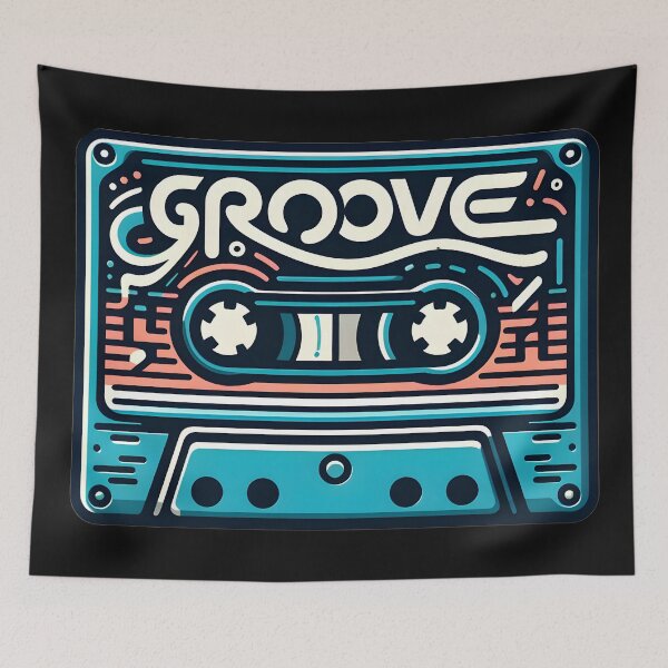 Item preview, Cassette Groove designed and sold by AI-Only Creations.