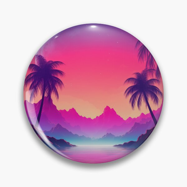 Item preview, Neon Palms Paradise: Retro Rhythms Revealed designed and sold by Mullet Monkey.