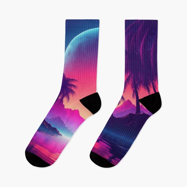 Item preview, Neon Palms Paradise: Retro Rhythms Revealed designed and sold by Mullet Monkey.