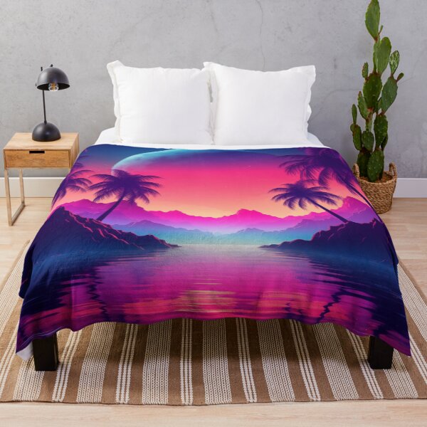 Item preview, Neon Palms Paradise: Retro Rhythms Revealed designed and sold by Mullet Monkey.