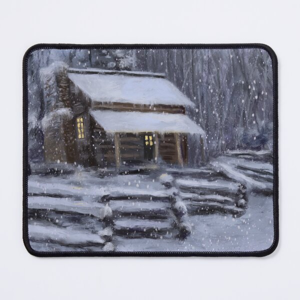 Item preview, Snow Cabin designed and sold by TheArtCave.