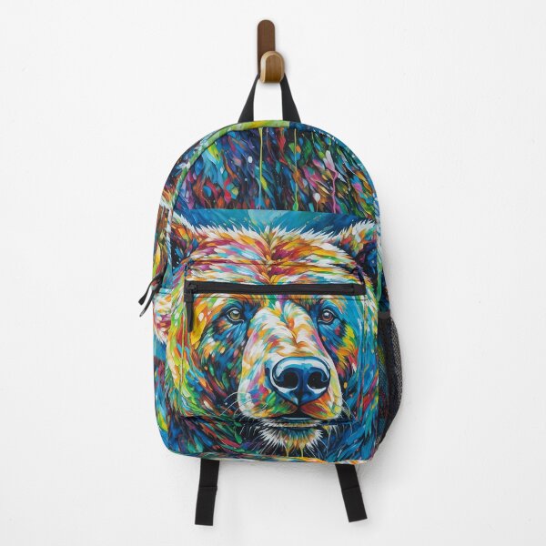 Item preview, Bear in acrylic hand drawn paint designed and sold by Trendsecne.