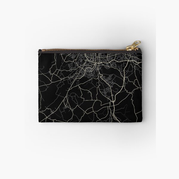 Item preview, Map of Cherbourg-en-Cotentin Black and white designed and sold by Jerhus.