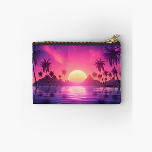 Item preview, Tropical Dreamscape Harmony: Synthwave Sunset designed and sold by Mullet Monkey.