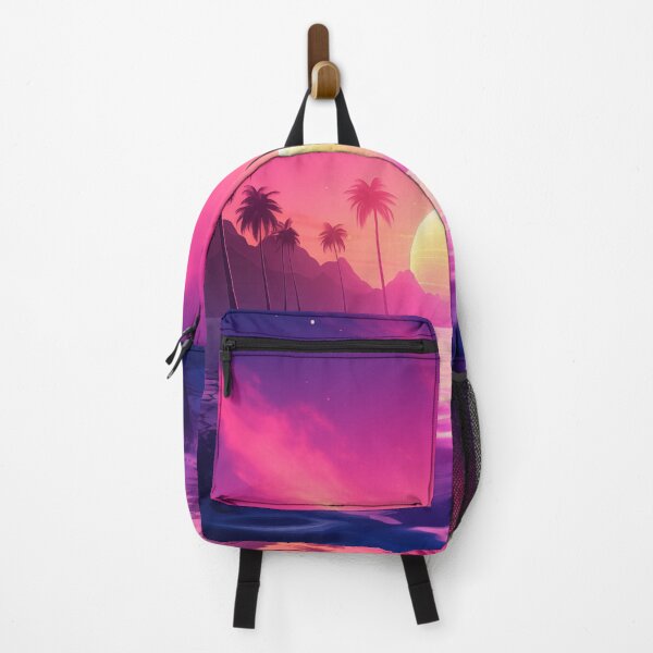 Item preview, Tropical Dreamscape Harmony: Synthwave Sunset designed and sold by Mullet Monkey.