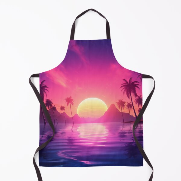 Item preview, Tropical Dreamscape Harmony: Synthwave Sunset designed and sold by Mullet Monkey.