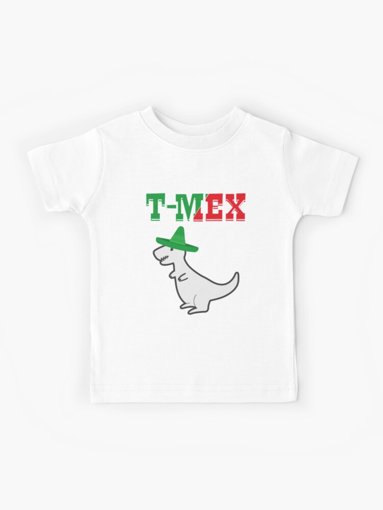 Funny Cinco De Mayo Shirt T Rex T Mex Fiesta Sombrero Kids T Shirt By 14thfloor Redbubble - eat sleep roblox t shirt products cinco de mayo