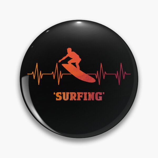 Item preview, Surfing Heartbeat - Heartbeat Surf  designed and sold by YerrouDesing.