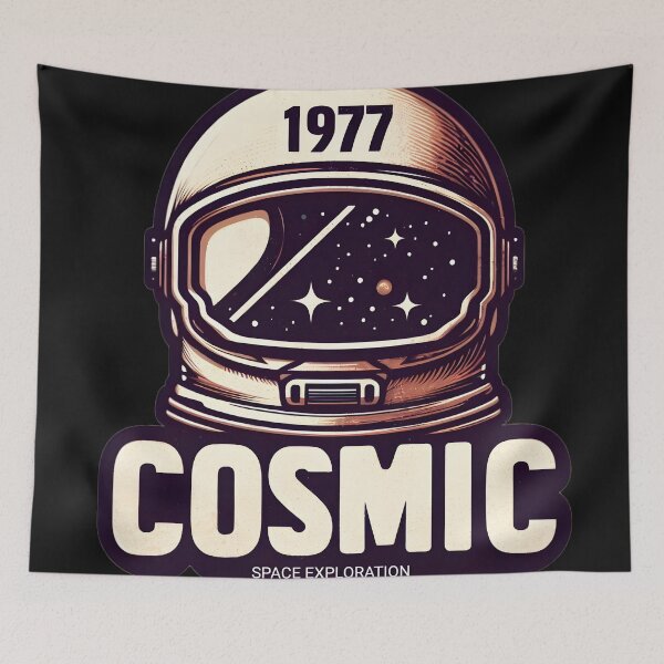 Item preview, Space '77: Cosmic Helmet designed and sold by AI-Only Creations.
